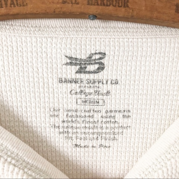 Penn State Retro Long Sleeve Cream Thermal Top - Picture 3 of 6